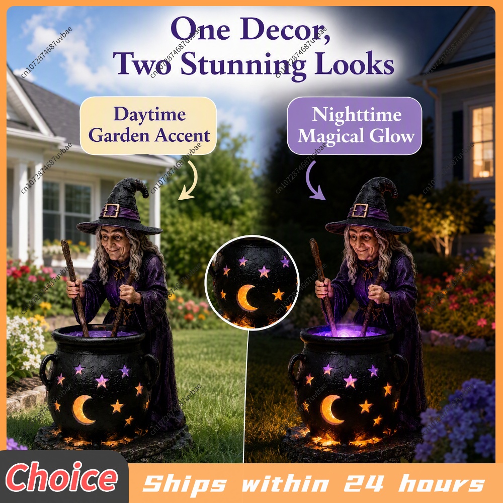 Solar Powered Halloween Witch  - огляд і ціна Outdoor Lighting Ip65