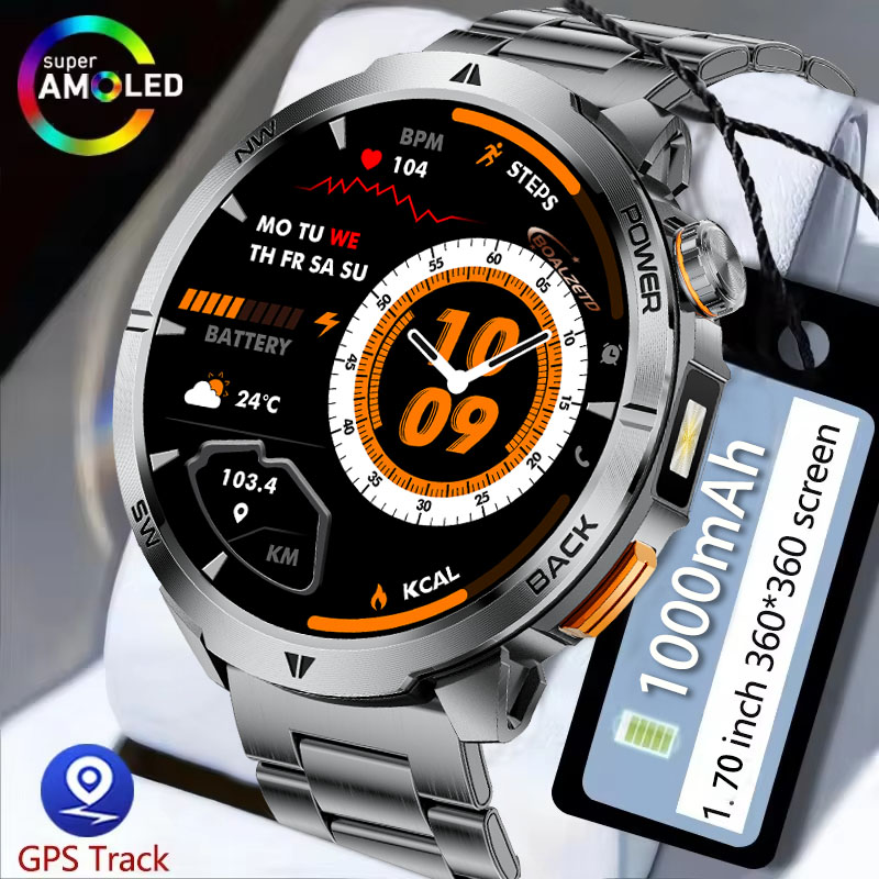 2026 New 1000 mAh SmartWatch 1 - огляд і ціна Outdoor Lighting Track