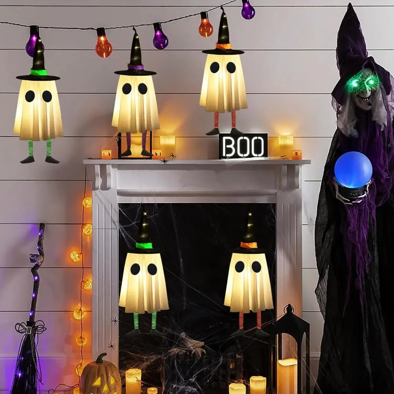 Halloween Hanging Ghost Decora - огляд і ціна Outdoor Lighting Effects