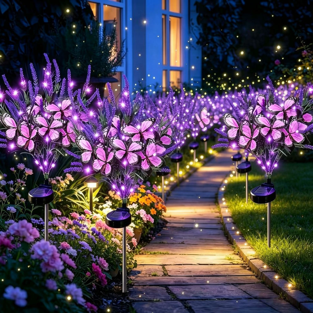 Garden Solar Led Lavender Ligh - огляд і ціна Outdoor Lighting And Landscape