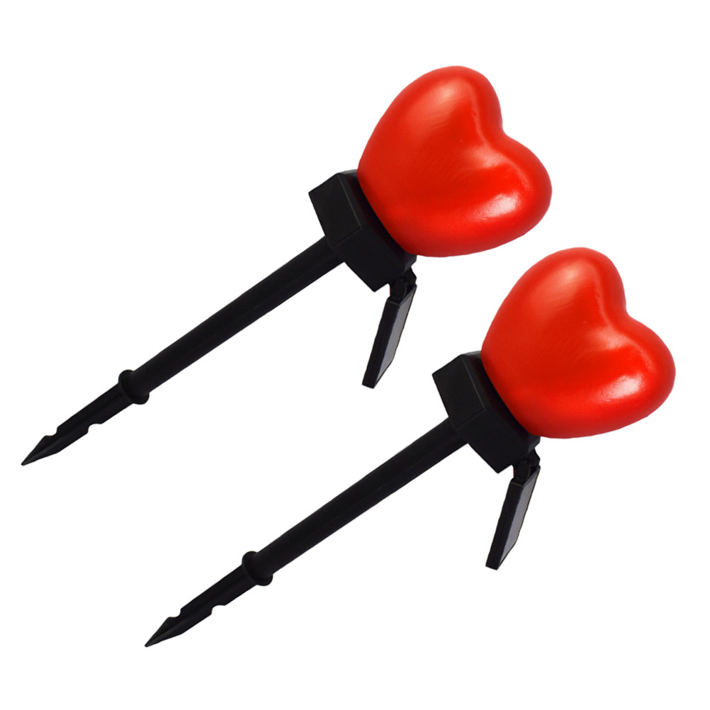 2 Pcs Decoration Heart Solar L - огляд і ціна Outdoor Lighting Pathway
