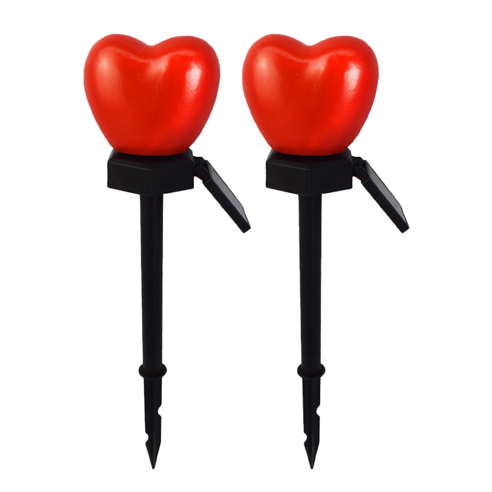 2 Pcs Decoration Heart Solar L - огляд і ціна Outdoor Lighting Pathway