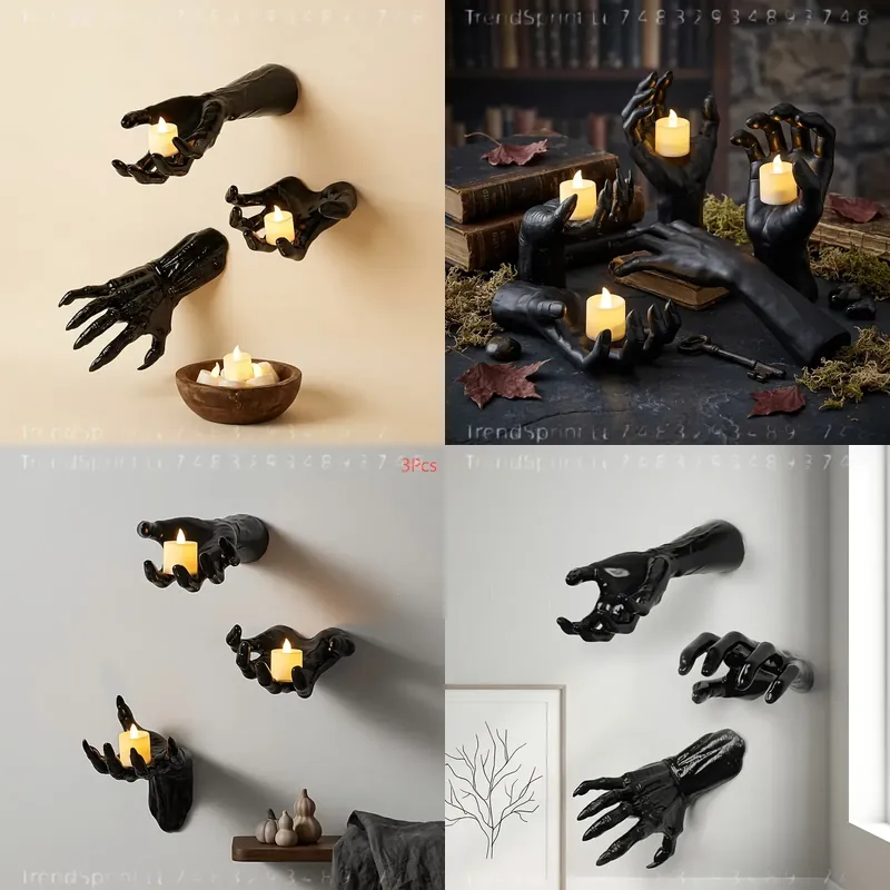 3 Pcs Halloween Wall Decor Lig - огляд і ціна Outdoor Lighting Black
