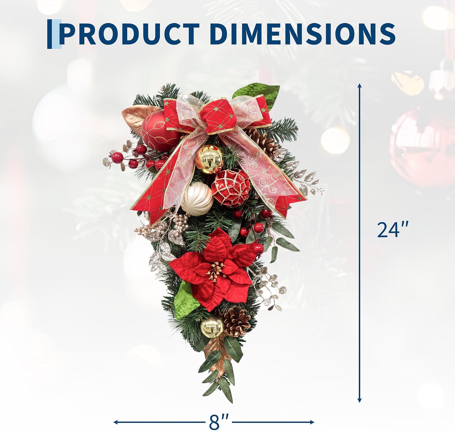 Garvee 24 Inch Christmas Upsid - огляд і ціна Outdoor Lighting Effects