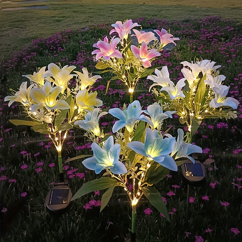 Auto Solar Lily Garden Lights  - огляд і ціна Outdoor Lighting Effects