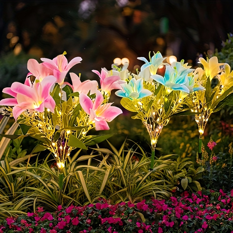 Auto Solar Lily Garden Lights  - огляд і ціна Outdoor Lighting Effects
