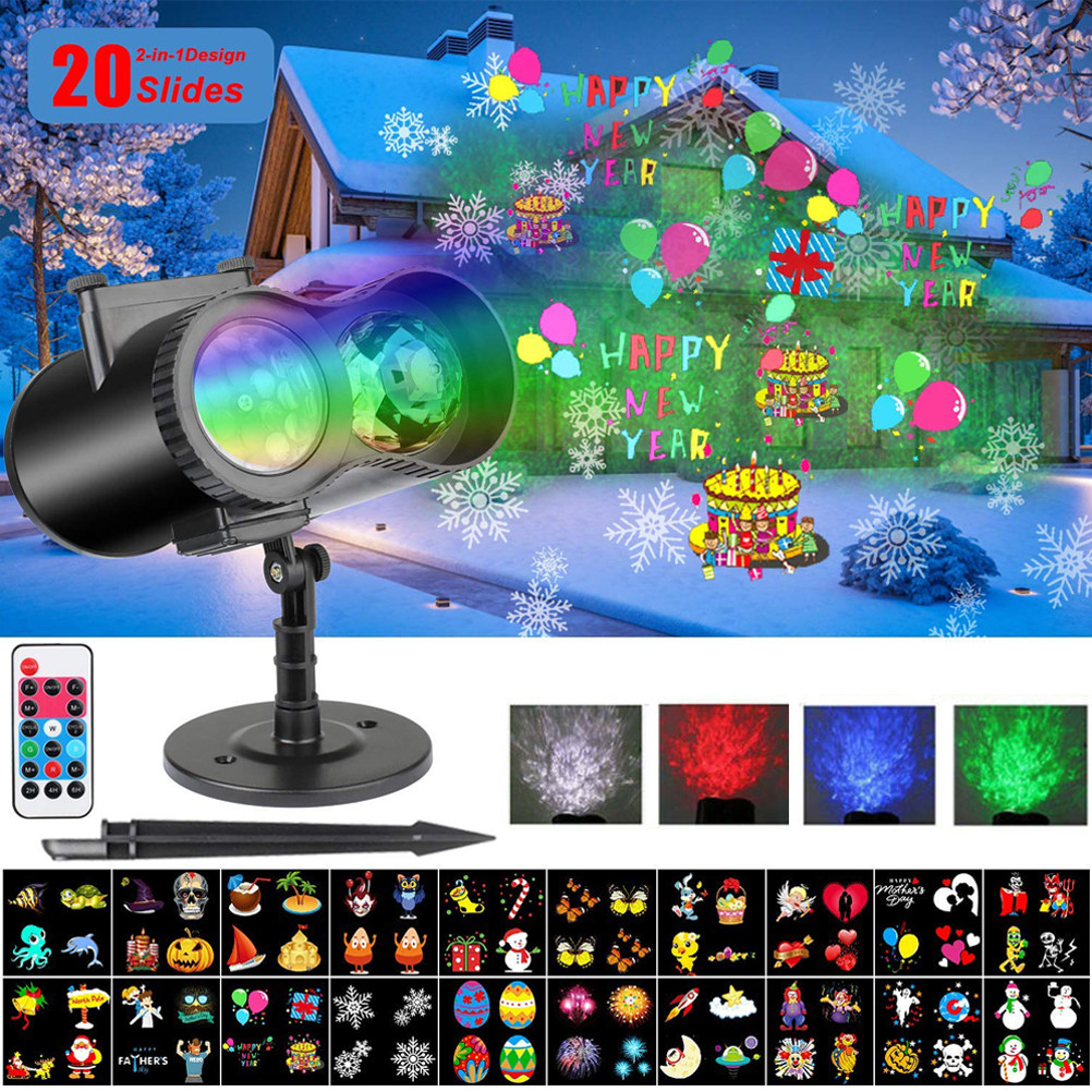 Moving LED Christmas Projector - огляд і ціна Outdoor Lighting Uk