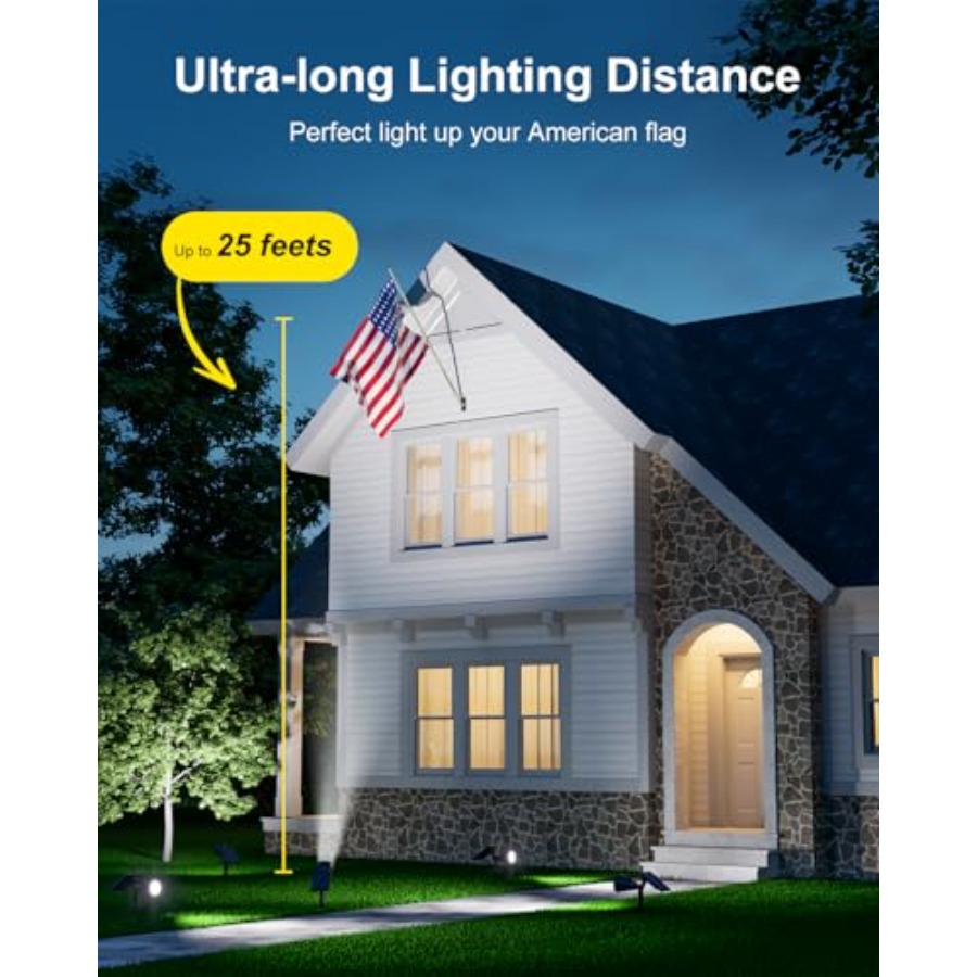 Solar Spotlights Outdoor Water - огляд і ціна Outdoor Lighting Waterproof