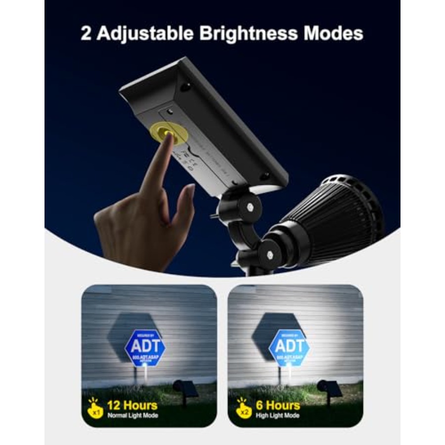 Solar Spotlights Outdoor Water - огляд і ціна Outdoor Lighting Waterproof