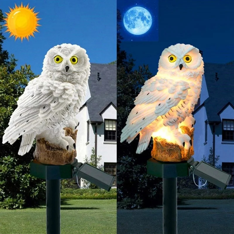 Solar Owl Statue Garden Light  - огляд і ціна Outdoor Lighting Ip65