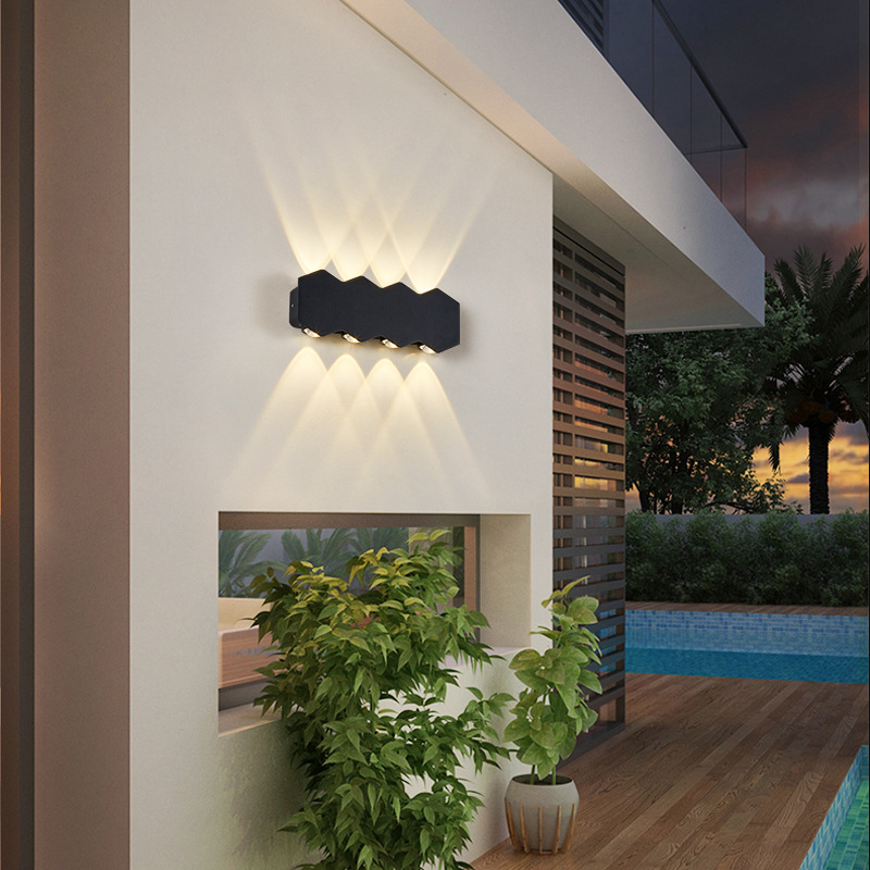 4W/6W/8W Aluminum Alloy LED Wa - огляд і ціна Outdoor Lighting Black