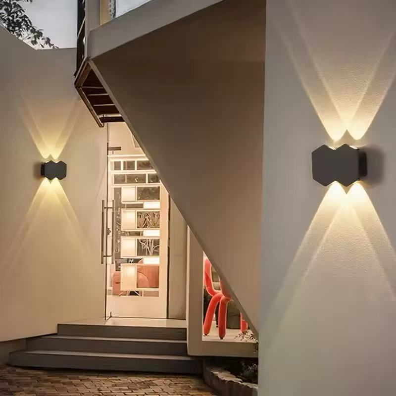 4W/6W/8W Aluminum Alloy LED Wa - огляд і ціна Outdoor Lighting Black