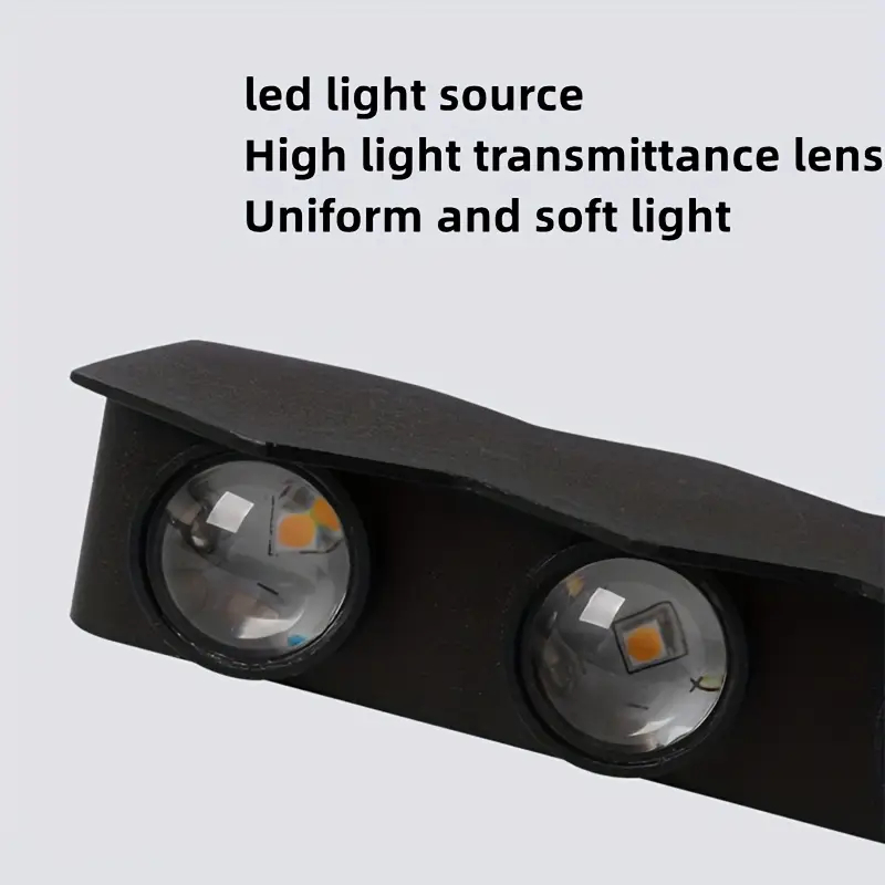 4W/6W/8W Aluminum Alloy LED Wa - огляд і ціна Outdoor Lighting Black