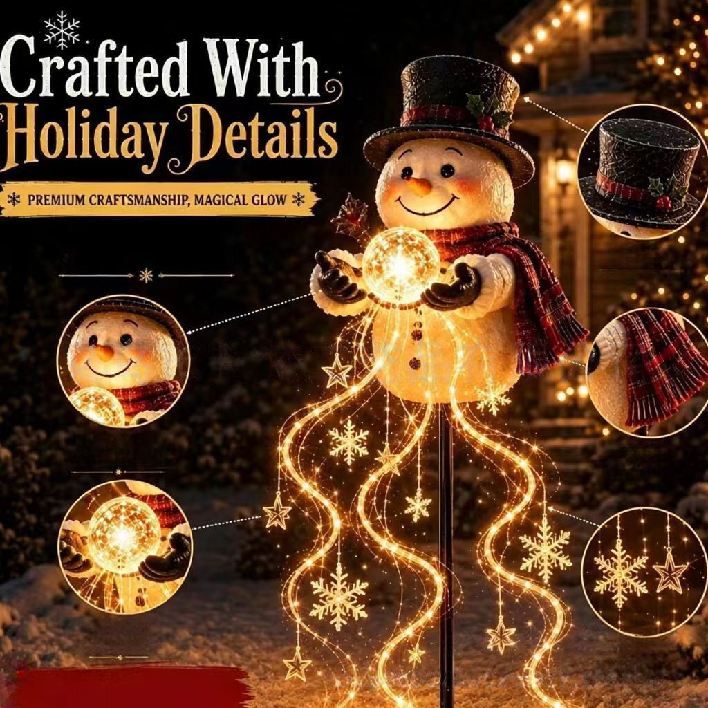 Lighted Christmas Snowman Deco - огляд і ціна Outdoor Lighting Effects