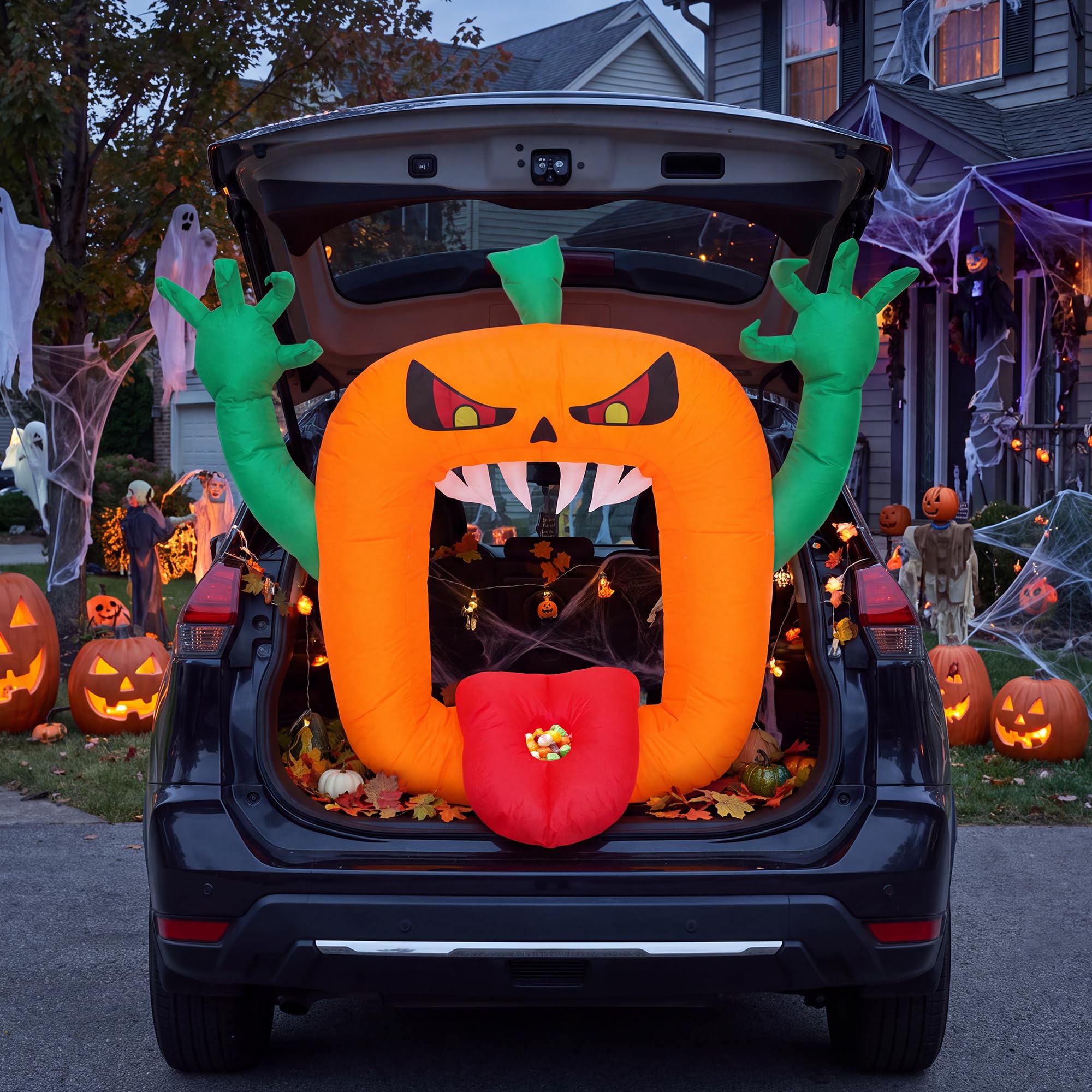 6FT Halloween Inflatables Scar - огляд і ціна Outdoor Lighting Effects