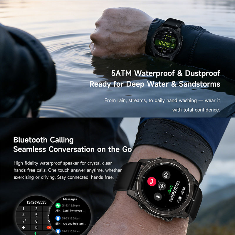 New 5ATM Waterproof Smart Watc - огляд і ціна Outdoor Lighting Wireless